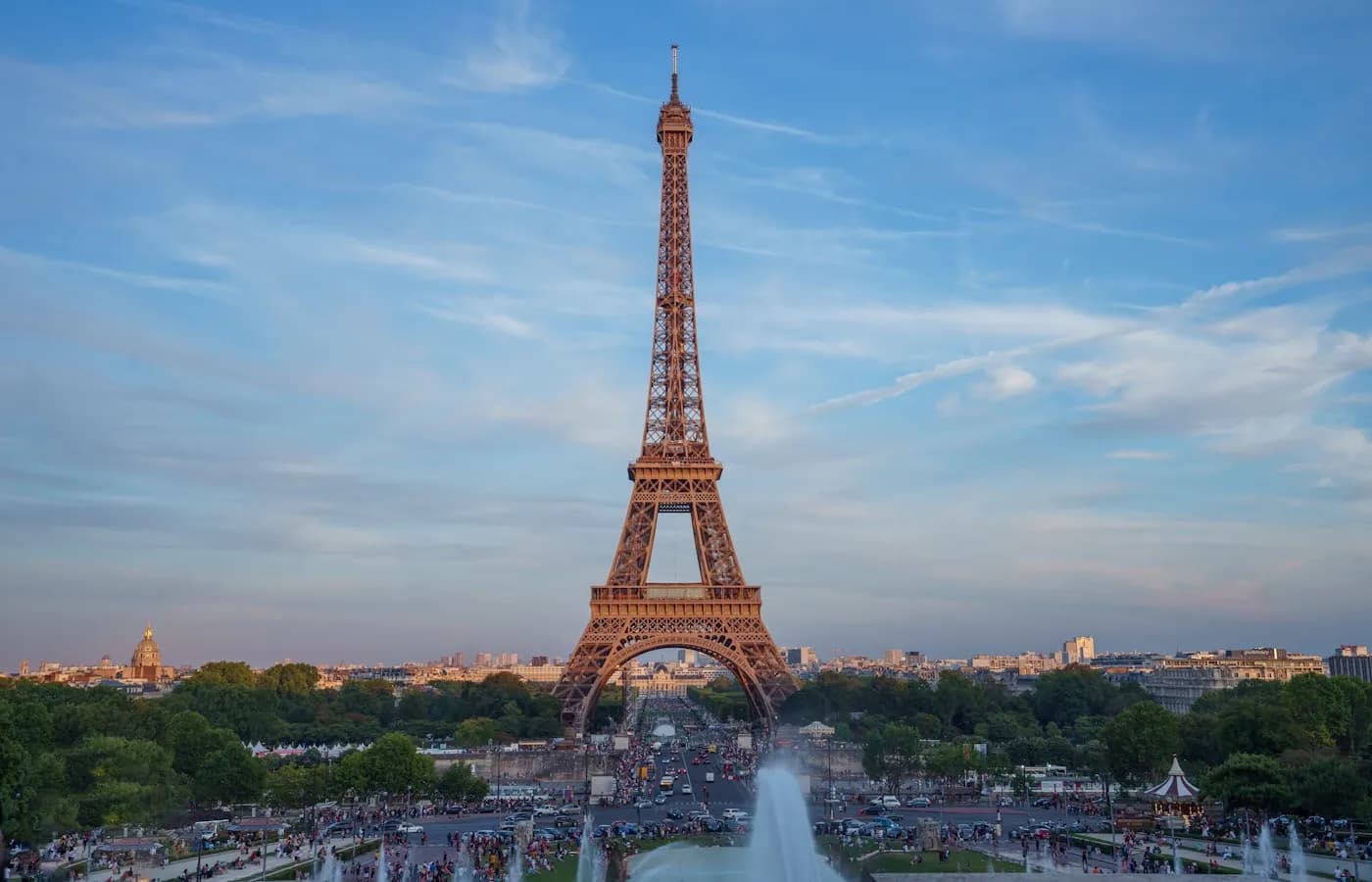 Tour Eiffel vue du Trocadéro — Paris 16e